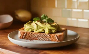 Avocado Toast on Whole Grain Bread